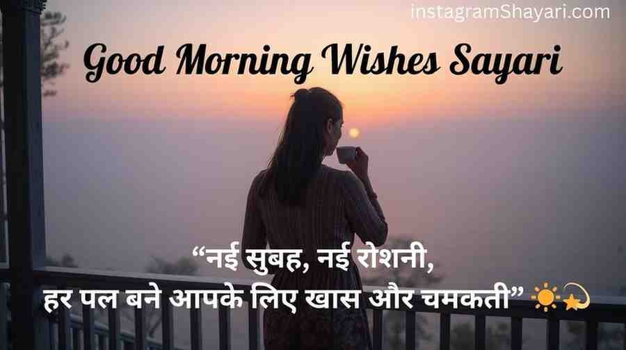 Good morning shayari wishes